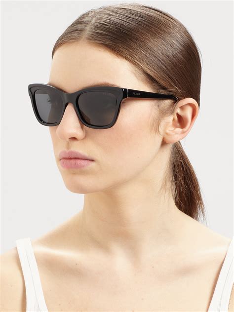 prada square cat eye sunglasses